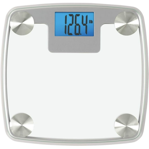 InstaTrack Digital Bathroom Scale, Silver
