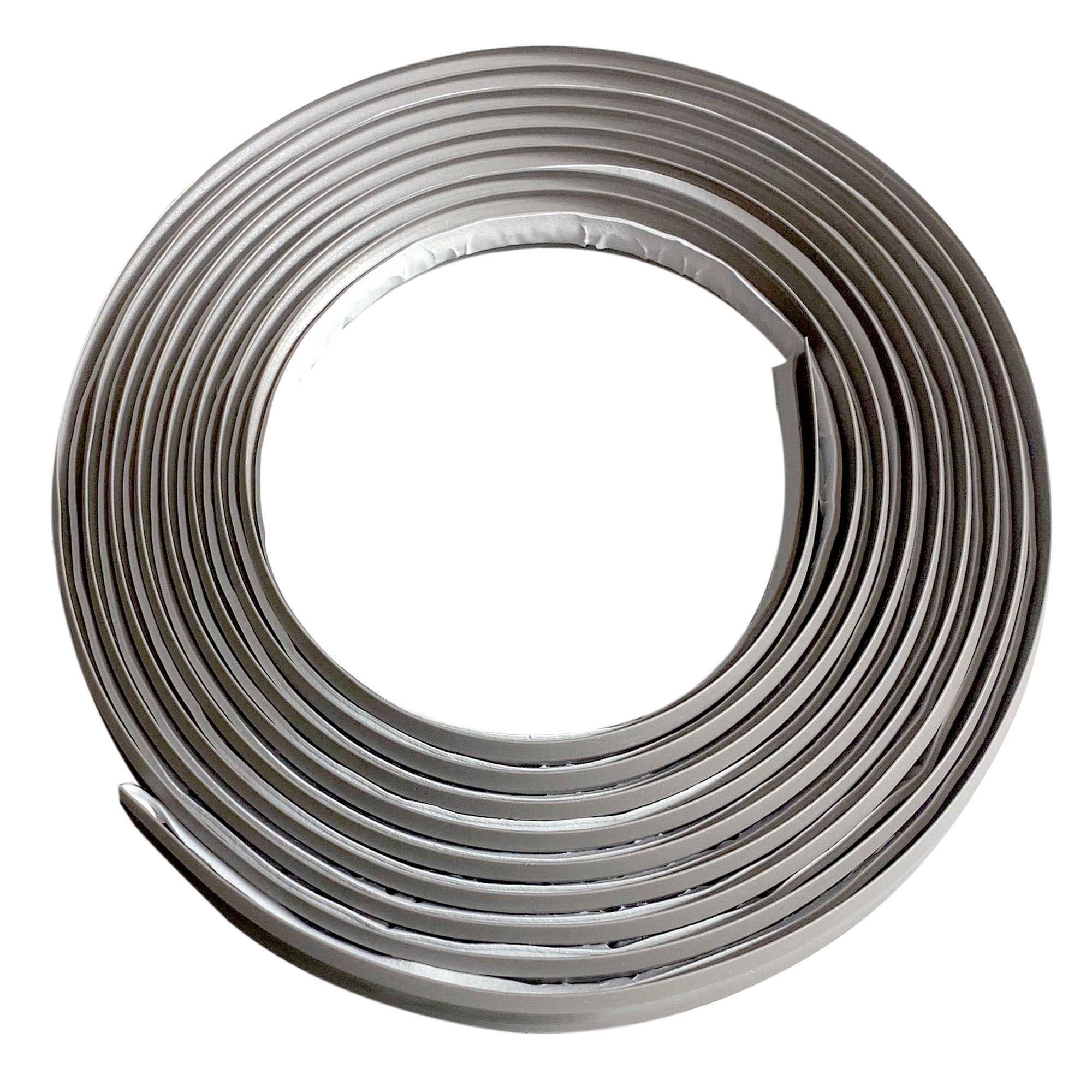 InstaTrim 1/2" Flexible Trim Moulding & Caulk Strips, Gray, 10 ft, 1 Pack