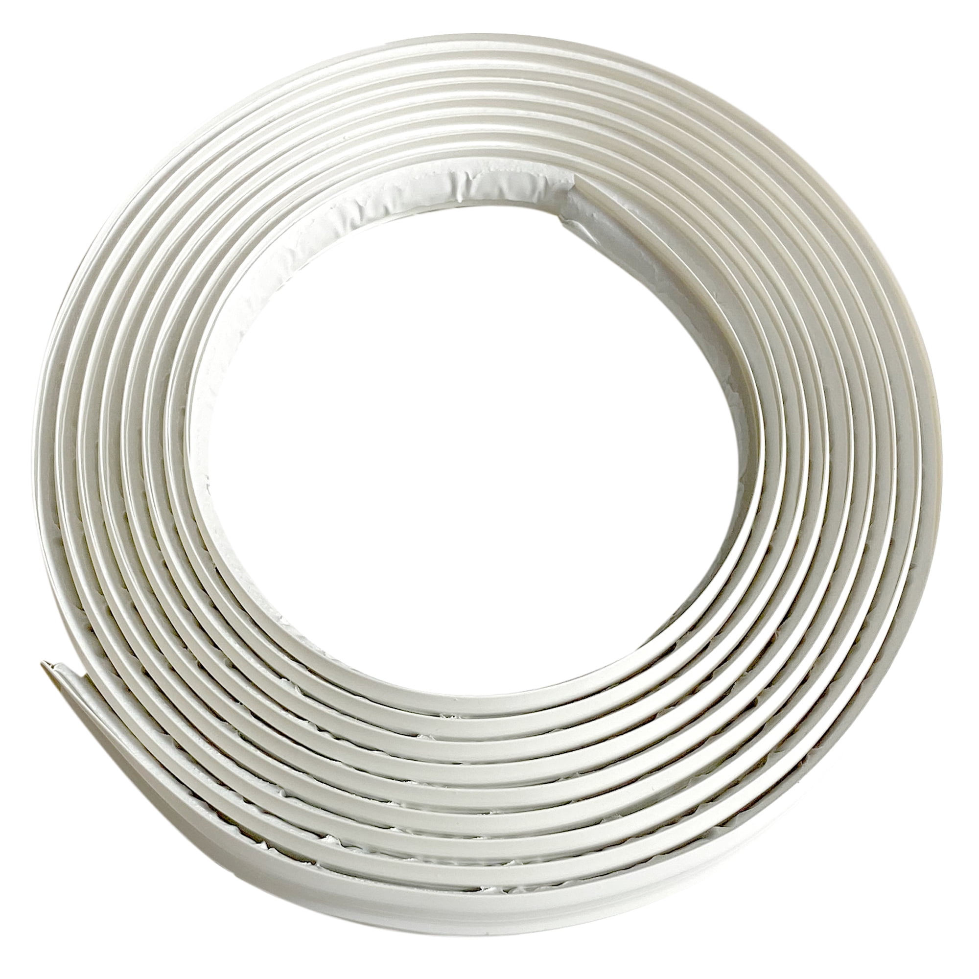 InstaTrim 1/2" Flexible Trim Moulding & Caulk Strips, White, 10 ft, 1