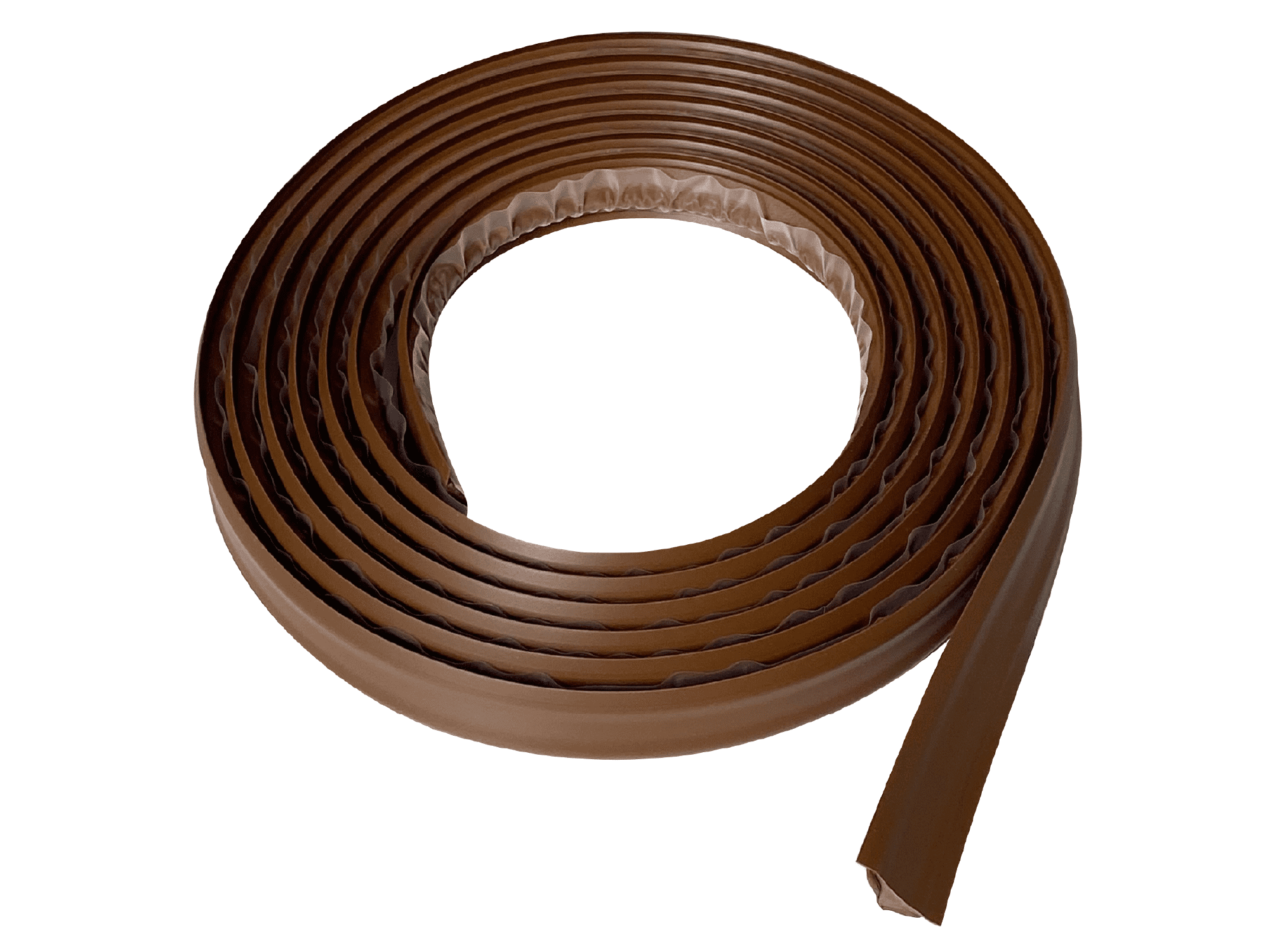 InstaTrim 3/4" Flexible Trim, Moulding & Caulk Strips, Dark Brown, 10