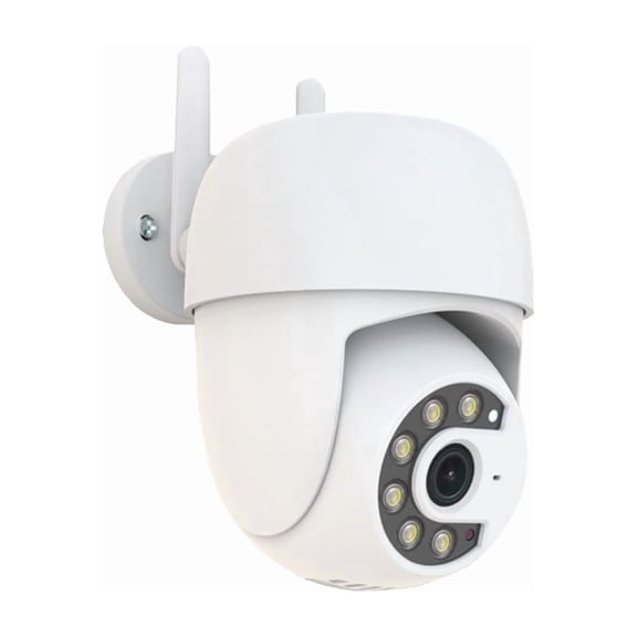InstaVision 1080P WiFi Pan/Tilt Camera, Smart Dual-Light Color Night Vision, Plug-In Home Security Camera, 2.4G WiFi, Two-Way Audio, Motion Detect