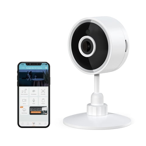 Instachew Purrsight Mini HD Wi-Fi Pet Camera, Indoor Security Camera for Cats and Dogs