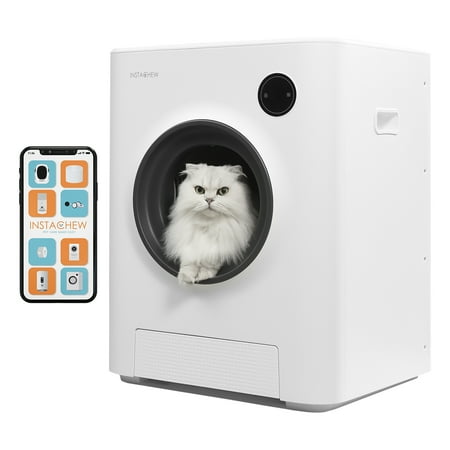 Instachew Purrclean Self-Cleaning Automatic Cat Litter Box with App Control, Support 5GHz & 2.4GHz WiFi