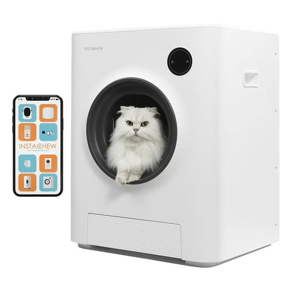 Instachew Purrclean Self-Cleaning Automatic Cat Litter Box with App Control, Support 5GHz & 2.4GHz Wifi