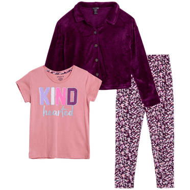 Instagirl Girls Short Sleeve, T-Shirt & Leggings Set (Girl's), 3-Piece Set, Sizes 7-12