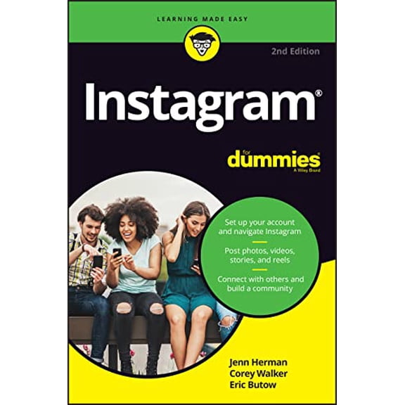 Pre-Owned Instagram for Dummies (Paperback) 1119931797 9781119931799