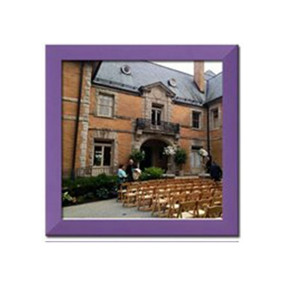 Instagram Photo Frame - Frame Your 4x4 Photos! - Purple 4" x 4" Wood Frame