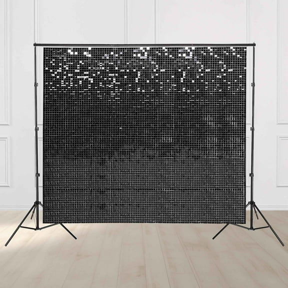 Instahibit 8.5x10 FT Shimmer Wall Backdrop with Stand 72 Pcs Panels Decor for Wedding Party
