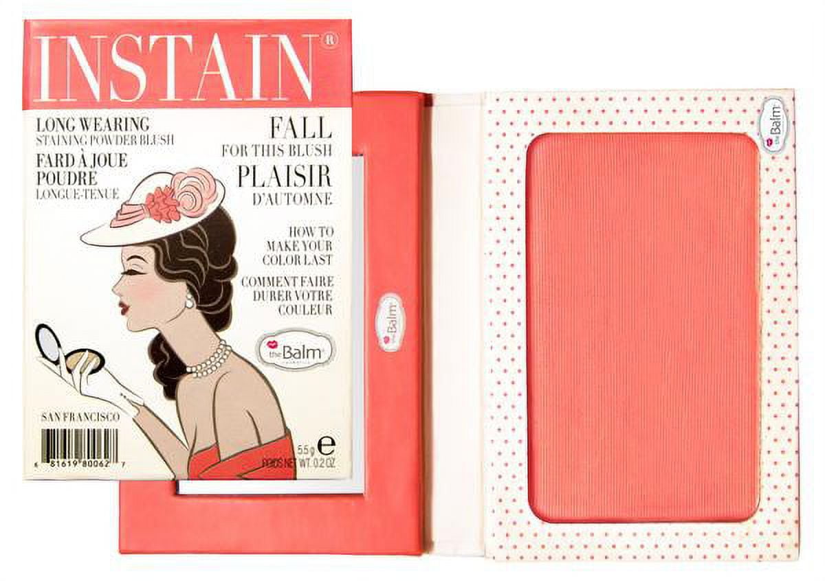 Instain LongWearing Powder Staining Blush Swiss Dot by the Balm for