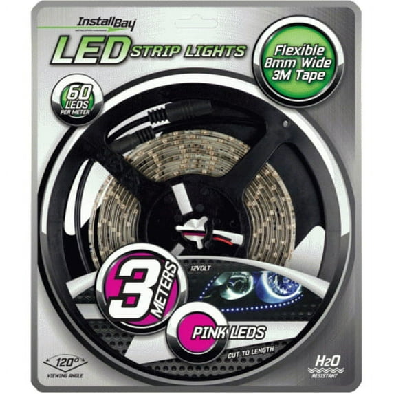 3 Meter Led Strip Light - Pink - Retail Packaged