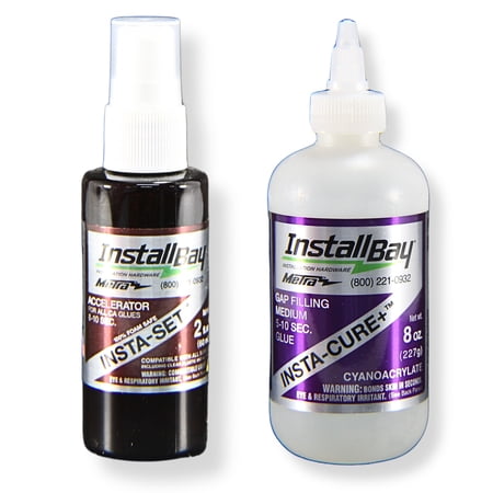 Install Bay 8 oz. Glue & 2 oz. Curing Accelerator Gap Filling Medium