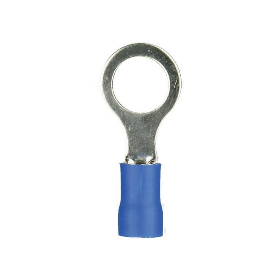 Install Bay BVRT516 Blue Vinyl Ring Terminal, 16/14GA, 5/16", 100/Pkg