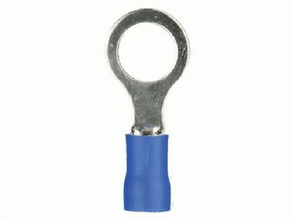 Install Bay BVRT638 Blue Vinyl Ring Terminal, 6 Gauge, 3/8", 25 Pack