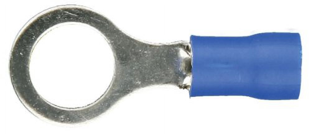 Install Bay BVRT6516 Blue Vinyl Ring Terminal, 6 Gauge, 5/16", 25 Pack