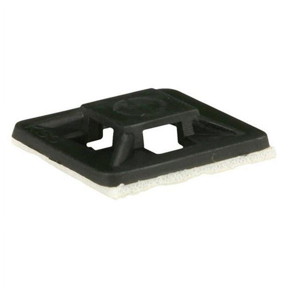 Install Bay CTM1 Adhesive Backed Cable Tie Mounts, 1" x 1", 100/Pkg
