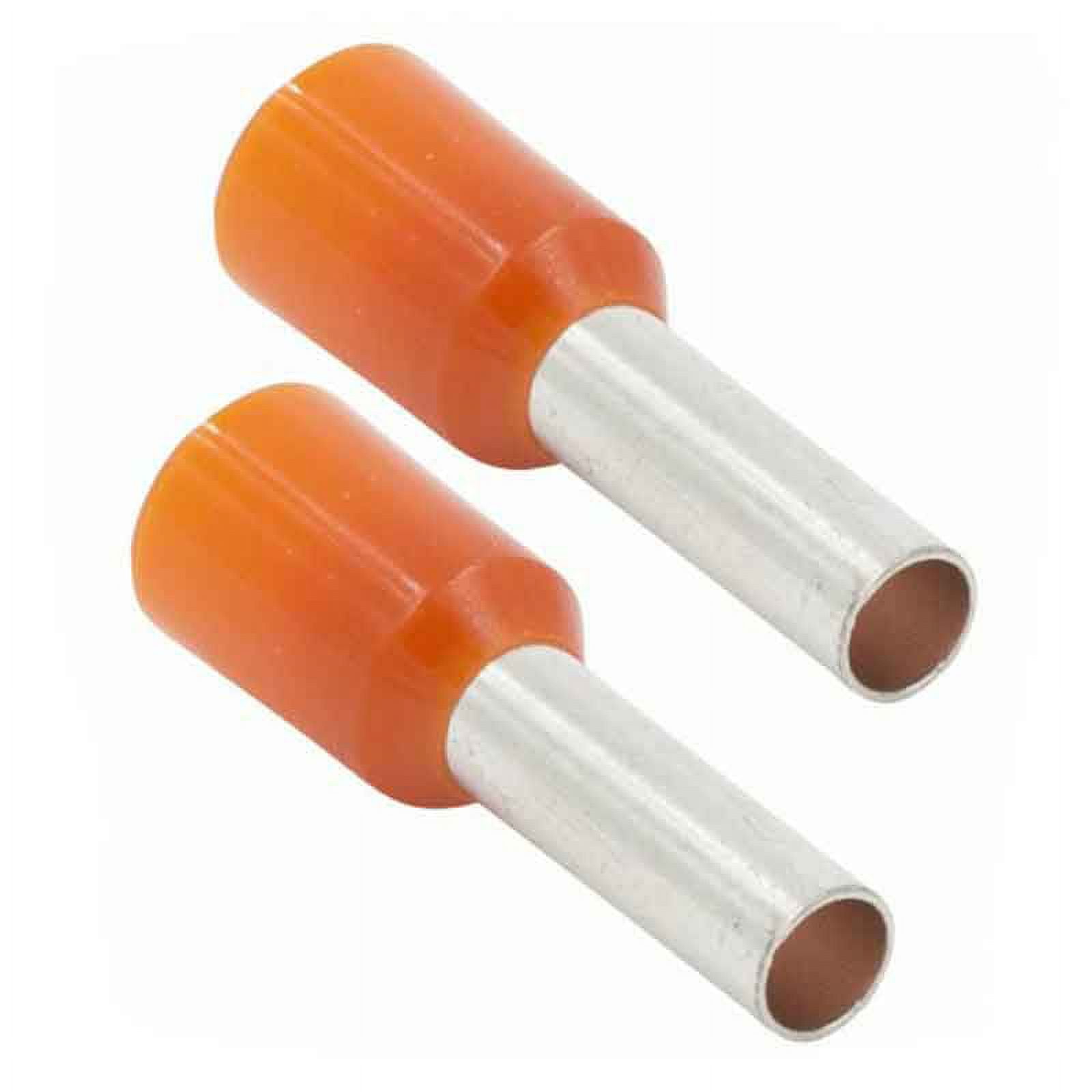 Install Bay FVOR12 Orange 12 Gauge Ferrules - Package of 100 - Walmart.com