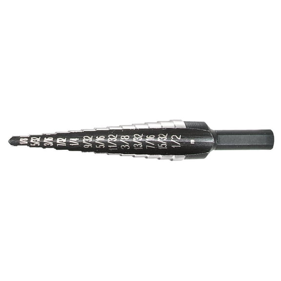 Install Bay IB59001 UNIBIT 13 Increments Fractional 1/8"-1/2", Each