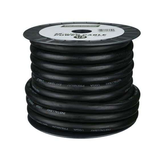 Install Bay  IBGN10-50 CCA Value Line Power Cable 1-0 Gauge - 50 Feet