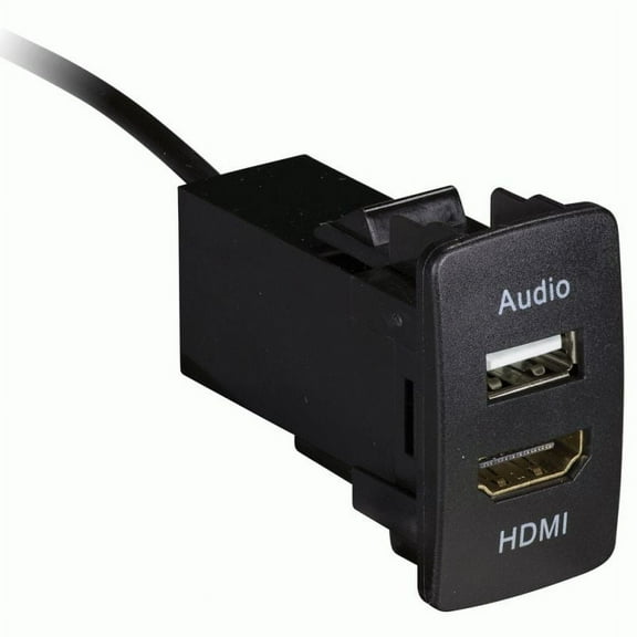 Install Bay IBR90 USB and HDMI Car Ports Knockout Panel w/ 4.5 feet Cable