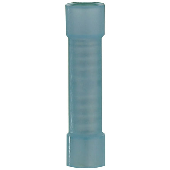 Install Bay Nylon Butt Connectors, 100 Count (16–14 Gauge; Blue), BNBCPT
