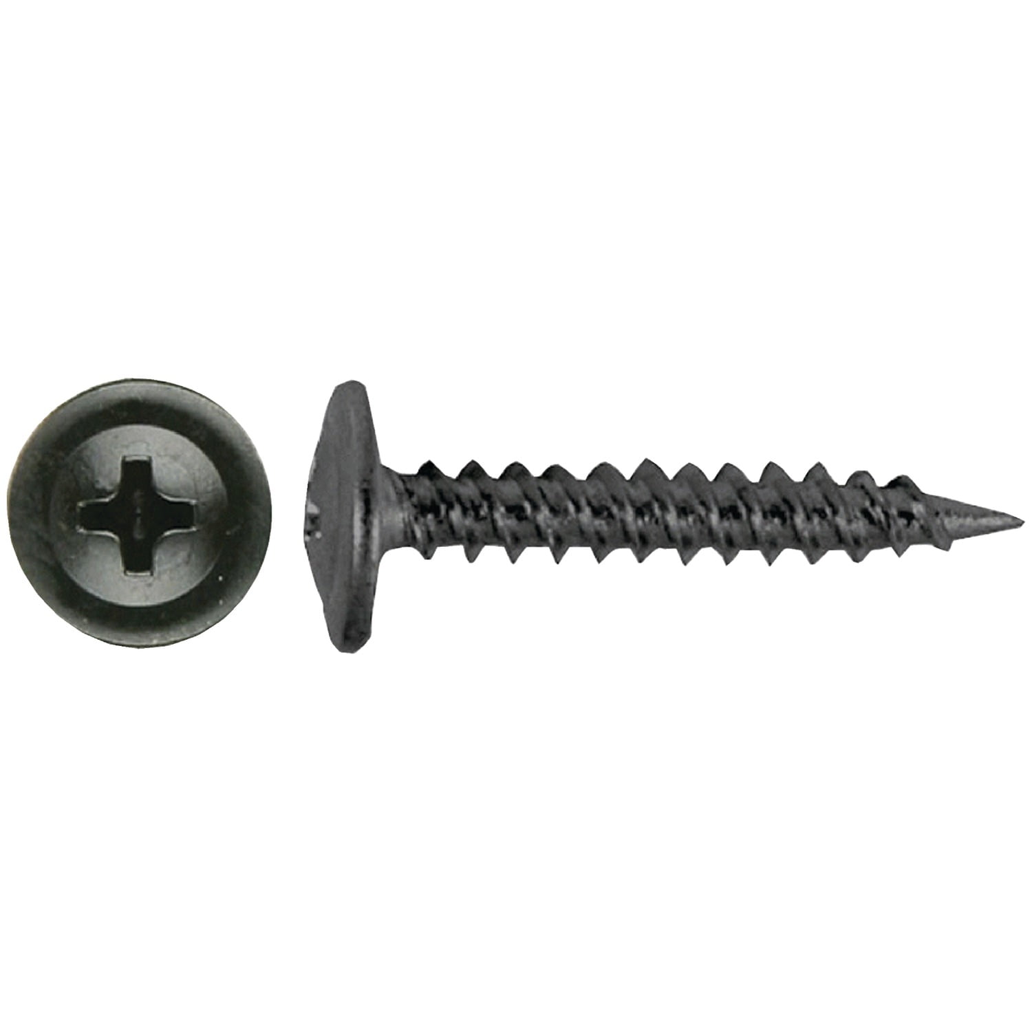 Install Bay 1000-Pack #8 X 1/2" Self-Tapping Phillips Wafer Head Screws - Black Oxide, 2 Boxes Of 500