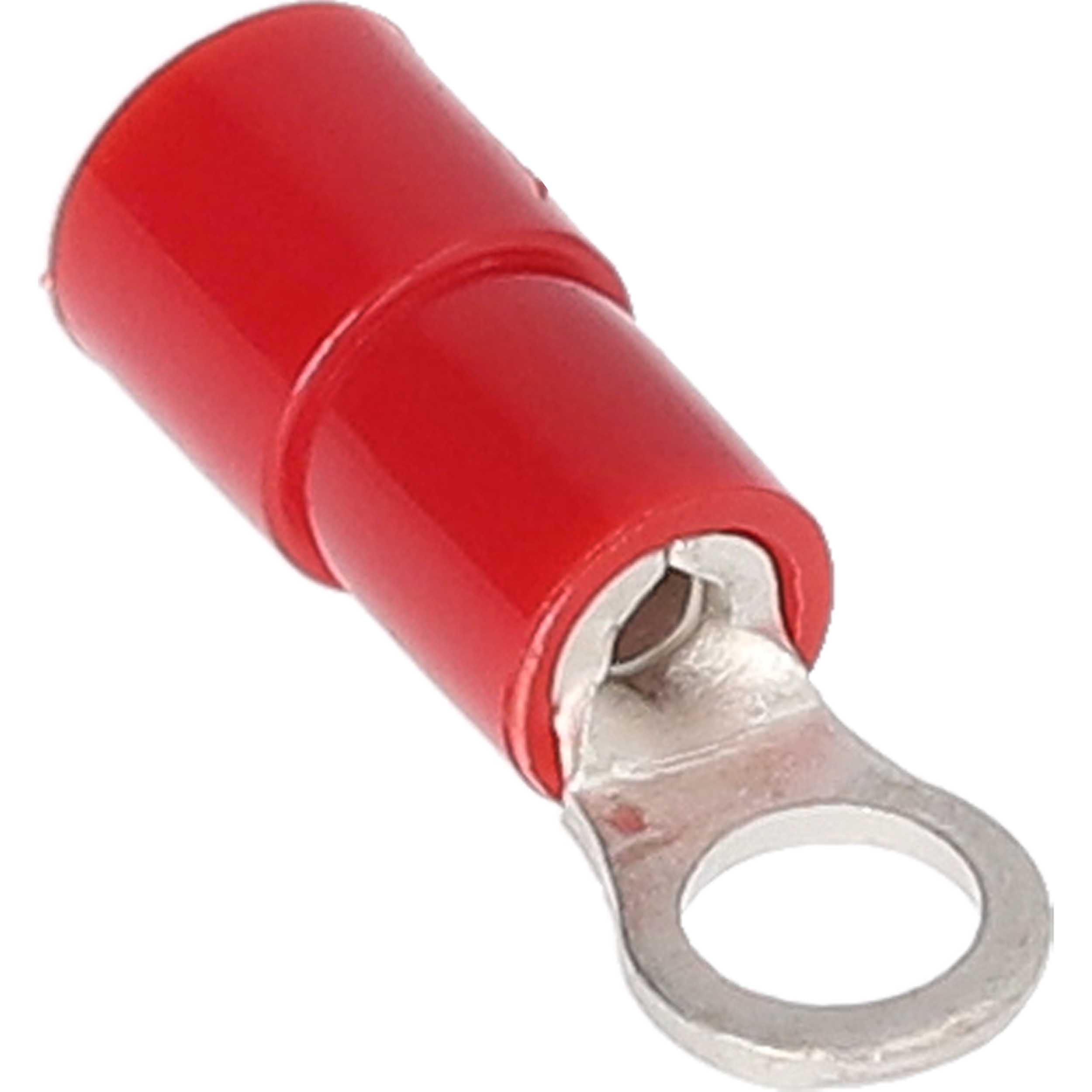 Install Bay RNRT10 Red Nylon Ring Terminal, 22-18 Gauge, #10, 100/Pkg