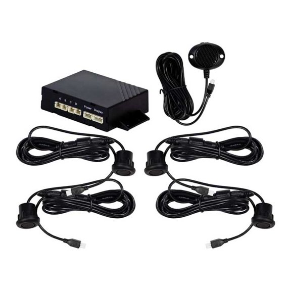 RUBBER REAR PARKING ASSIST KIT. Designed for vehicles with metal bumpers