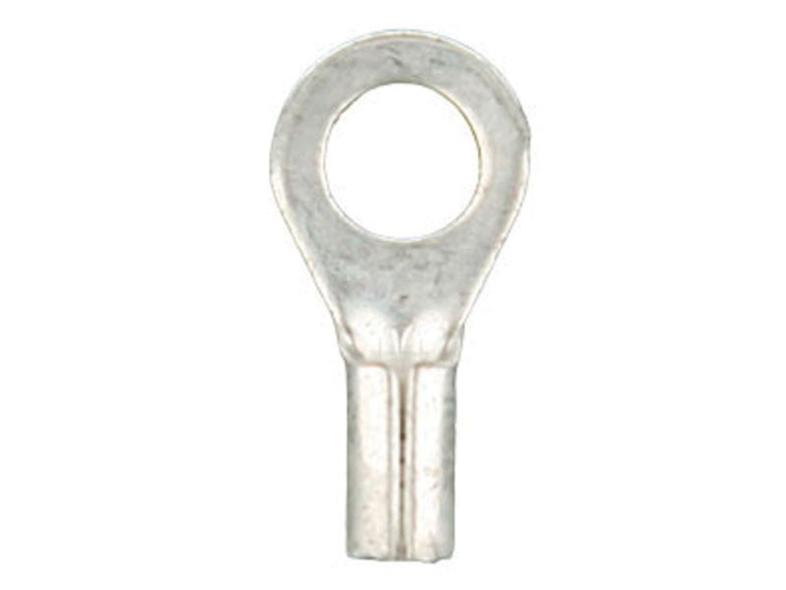 Install Bay URB14 Uninsulated Ring Terminal, 16-14 Gauge, 1/4", 100 Pack
