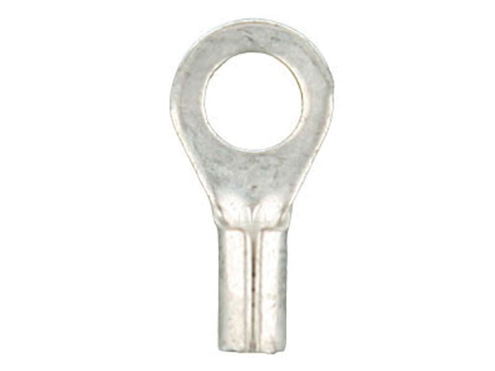 Install Bay URB6 Uninsulated Ring Terminal, 16-14 Gauge, #6, 100 Pack