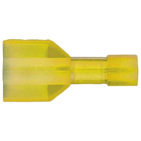 Install Bay Ynmd250f Fully Insulated Male Quick Disconnects, 100 Pk (12-10 Gauge)