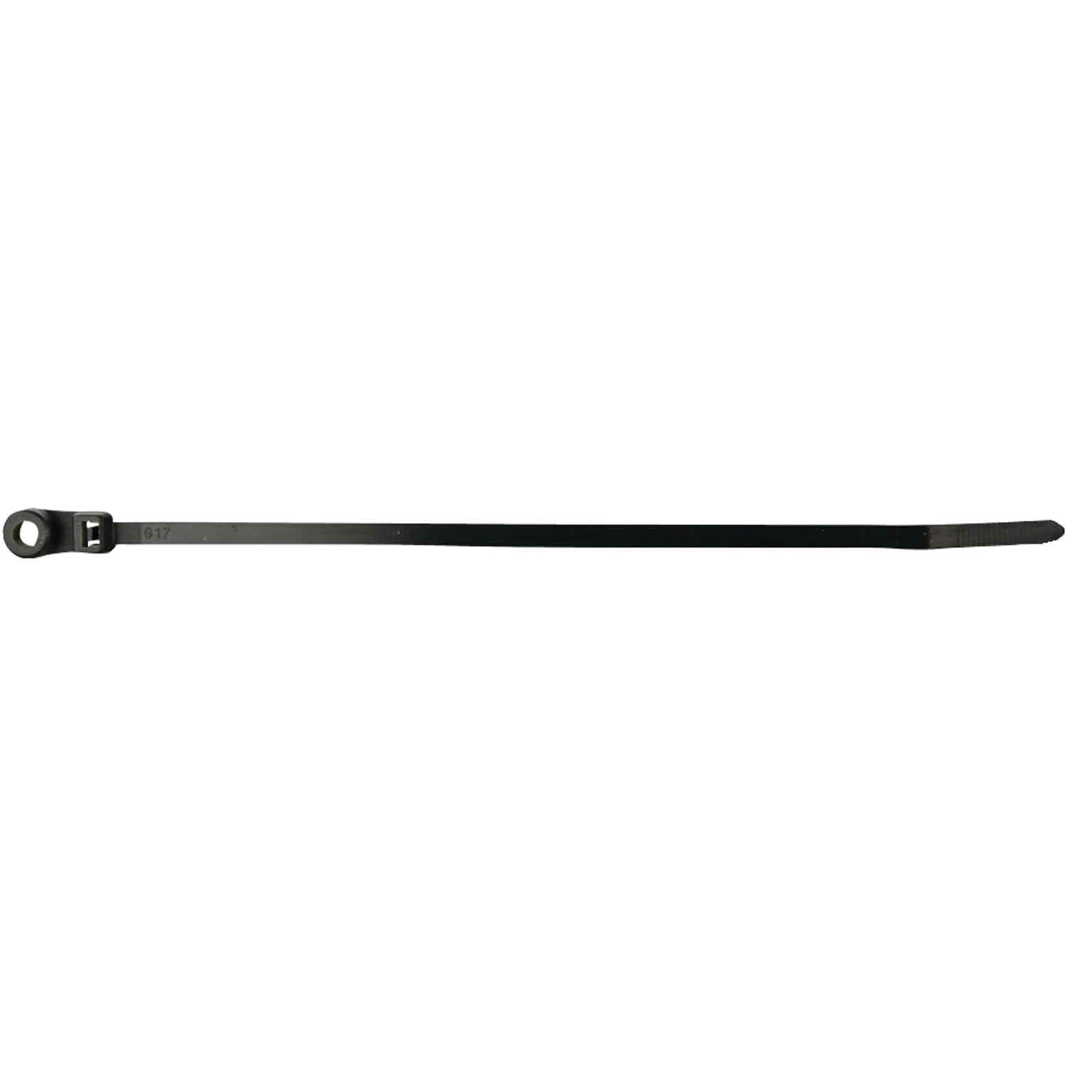 Install Bay Zip Ties with Mounting-Hole Screw-Down Head, 100 Count (7 In.), BMCT7PT