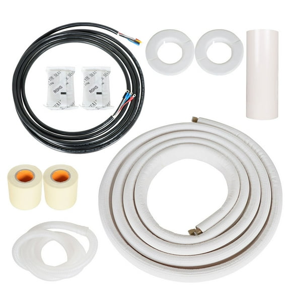 Install Kit Fit For Mini Split Heat Pump Systems 1/4In-1/2In Dia.16 Feet