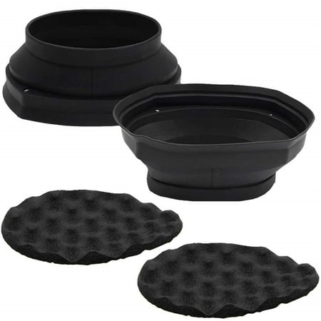 Metra - Speaker Baffle Kit for Most 6" x 9" Speakers (2-Pack) - Black