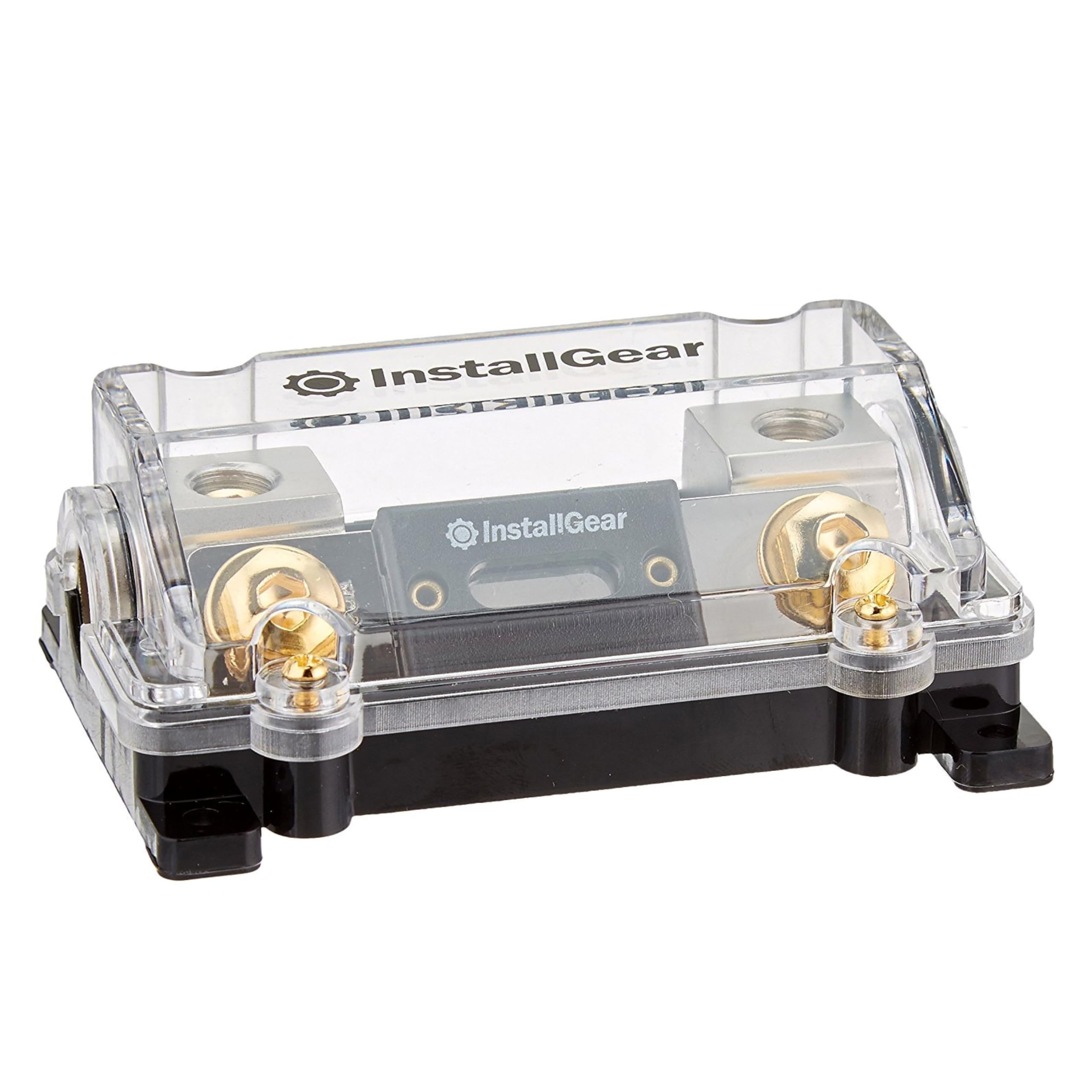 Digiten Portafusibile ANL Per Auto, Per Cavi 0-2-4 Gauge, Con Fusibile Da 250A Placcato Oro, Supporto In PC+metallo