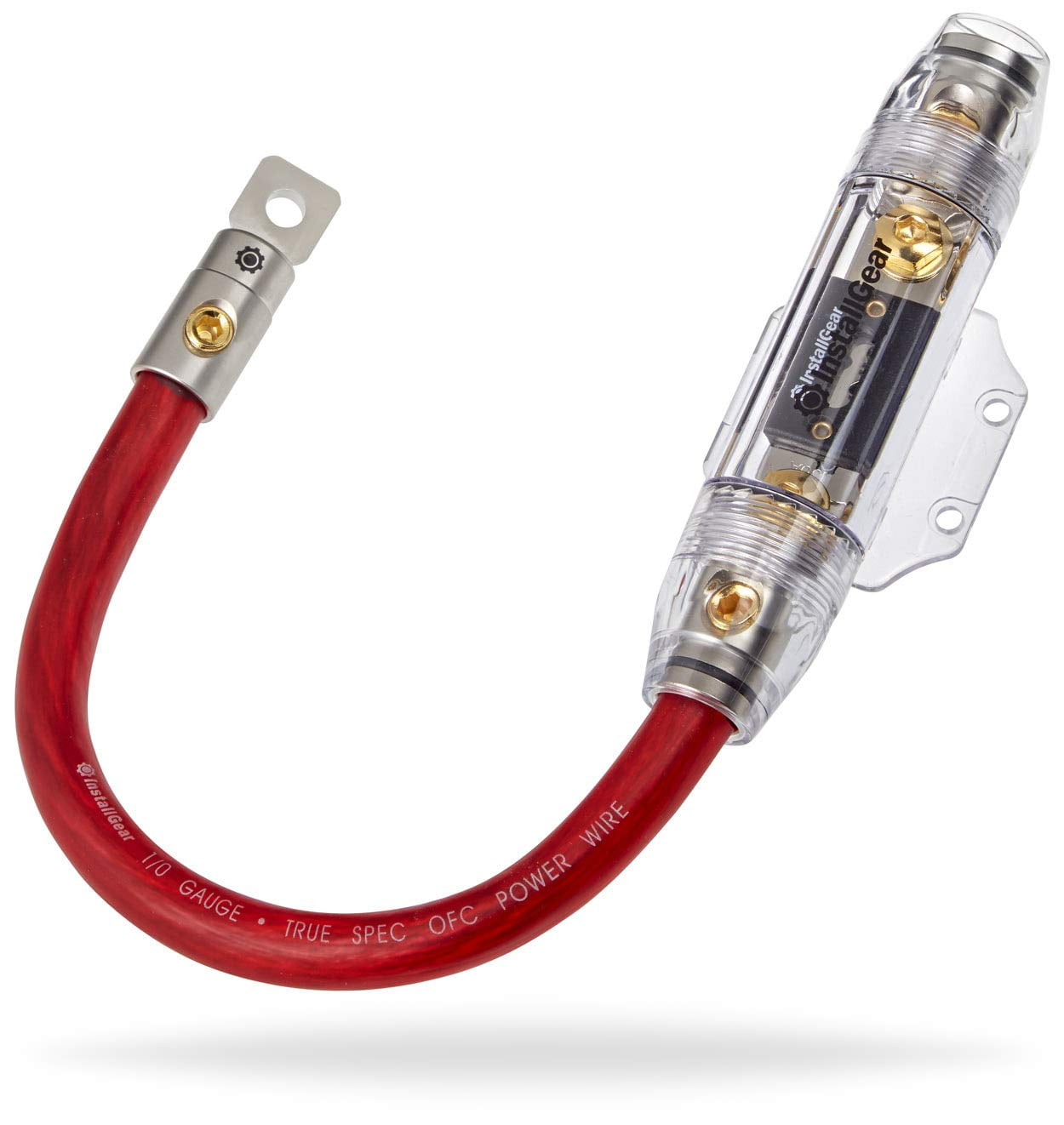 aymfllページ InstallGear 1/0 Gauge AWG 1ft Power Wire with 150A ANL Fuse Holder