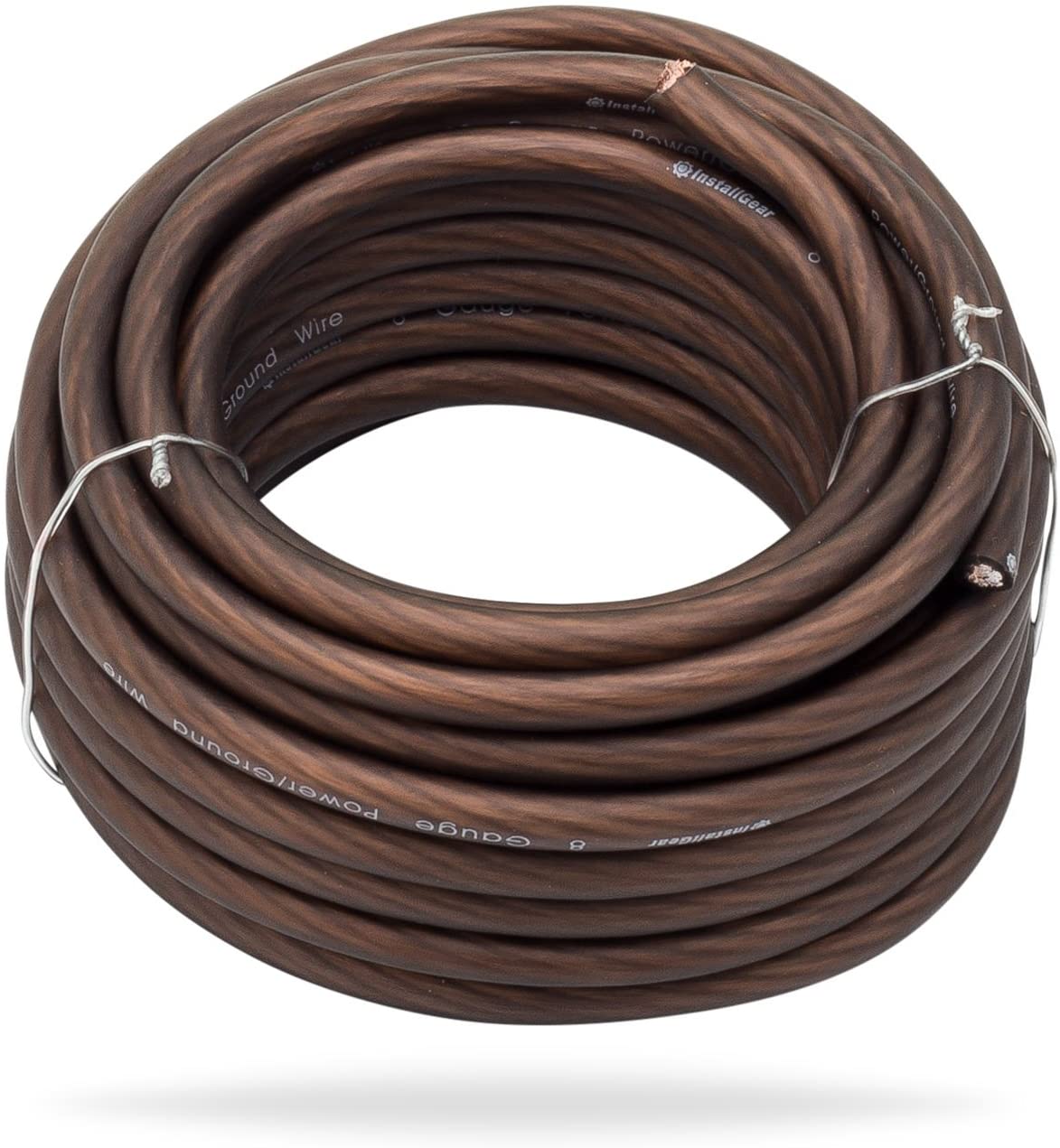 InstallGear 8 Gauge Black 25ft Power/Ground Wire True Spec and Soft Touch Cable