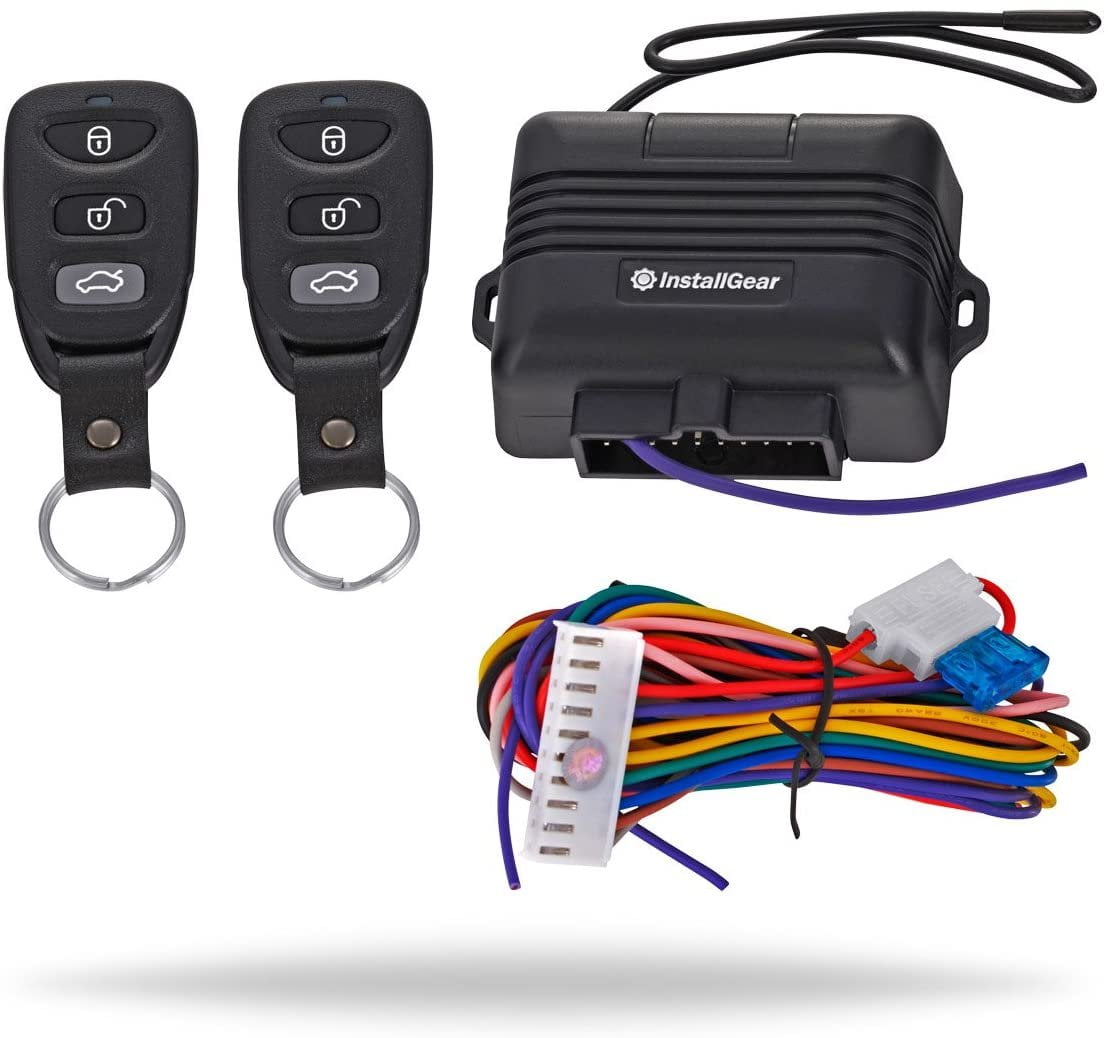 Restored InstallGear Car Alarm Security & Keyless Entry System, Trunk