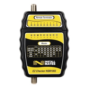 InstallMates EZ Checker for Testing Cables (Tests F, RJ12, RJ45 Cables)