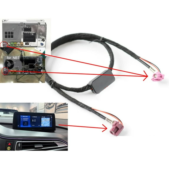 Installation Cable Lvds Line Cable Practical And Reliable Wear-Resistant Material 12 To 9V Voltage For Bmw Nbt