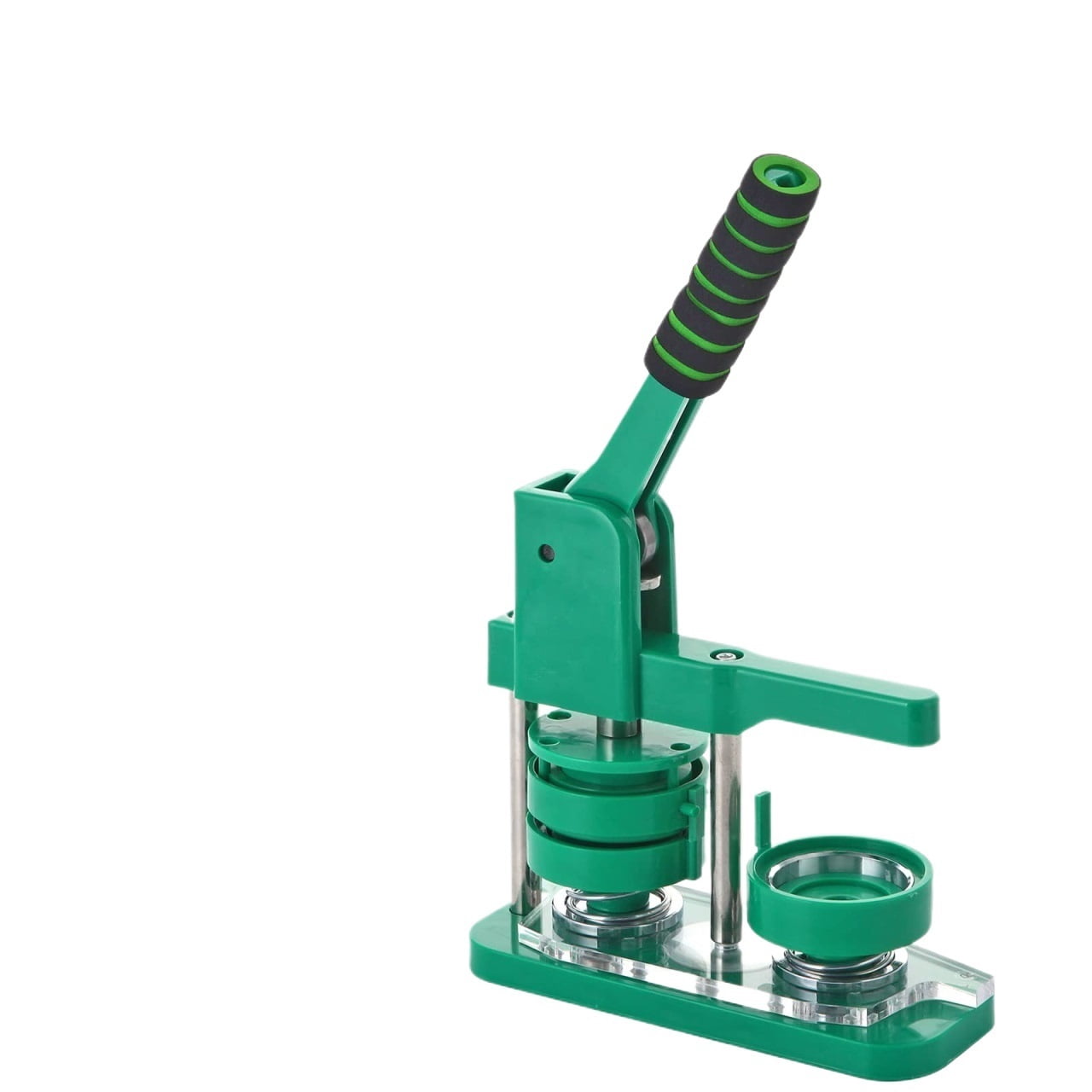 Installation-Free Button Maker Machine Round Pin Maker Kit DIY Mold 32mm 100Pcs Free Button Parts ,Beginner-Friendly
