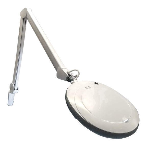 Installation Solution Magnifying LED Table Lamp w/ Clamp & 16 Inch Long Arm