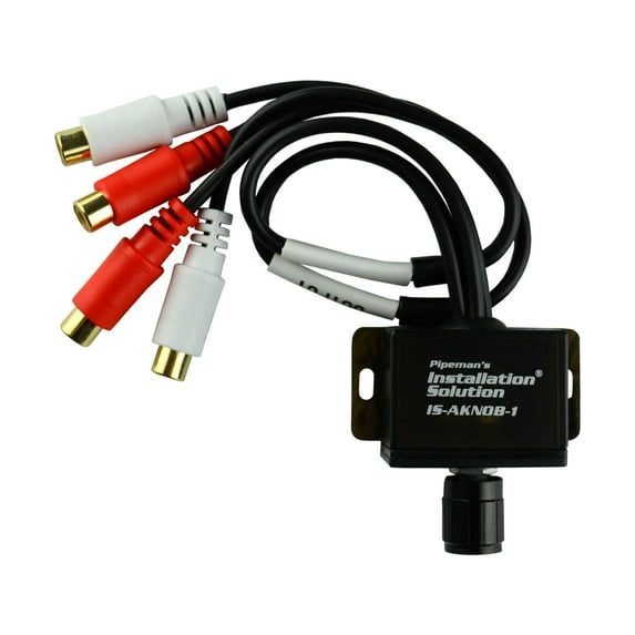 Installation Solution Universal Remote RCA Gain Control Bass Knob IS-AKNOB-1