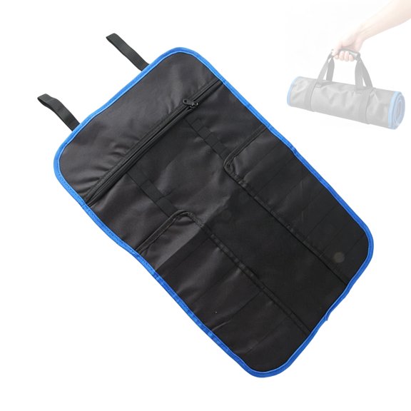 Installation Tool Wrap Oxford Cloth Multi-Pocket Bag with Carry Handle, Hand Accessory Storage Utility Case
