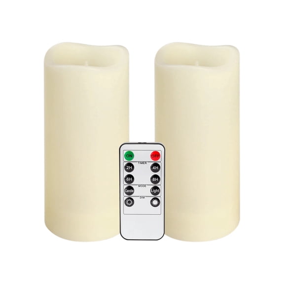 Installation of Electronic Wax, Various Sizes, Battery Powered, Remote Control, Holiday Decoration Candles, House Decoration