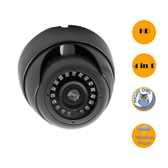 InstallerCCTV 1080P HD 4-in-1 TVI/AHD/CVI/ and 960H, Wide Angle 2.8mm 3.0 MP Lens, Day Night Vision Analog Outdoor/Indoor Surveillance Dome Camera