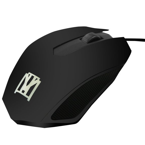 InstallerCCTV USB Wired Gaming Mouse, 6-Button Optical Surface Pro Luminous Computer Mouse for Home and Office