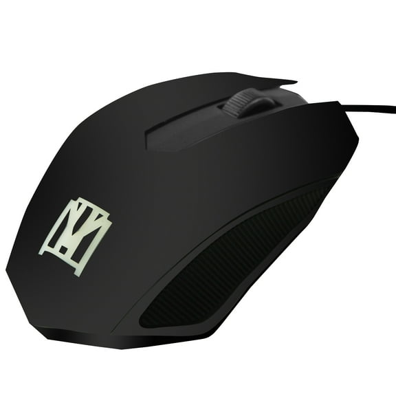 InstallerCCTV USB Wired Gaming Mouse, 6-Button Optical Surface Pro Luminous Computer Mouse for Home and Office