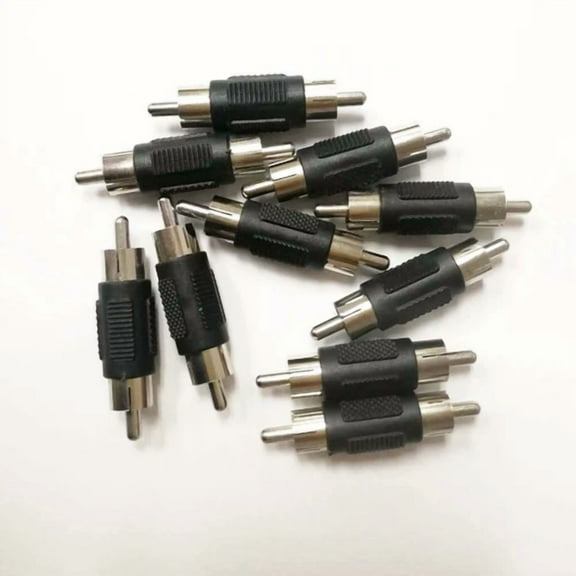 Installercctv Rca Male To Rca Male Connectors Coupler For Cctv Security System