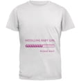 thumbnail image 1 of Installing Baby Girl Funny White Adult T-Shirt - Large, 1 of 1