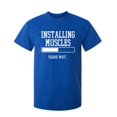 thumbnail image 1 of Installing Muscles Please Wait Sarcastic Premium T Shirt Adult Humor Funny Graphic Tee For Xmas Pre Birthday Anniversary Gift Hilarious Novelty Tshirt, 1 of 5